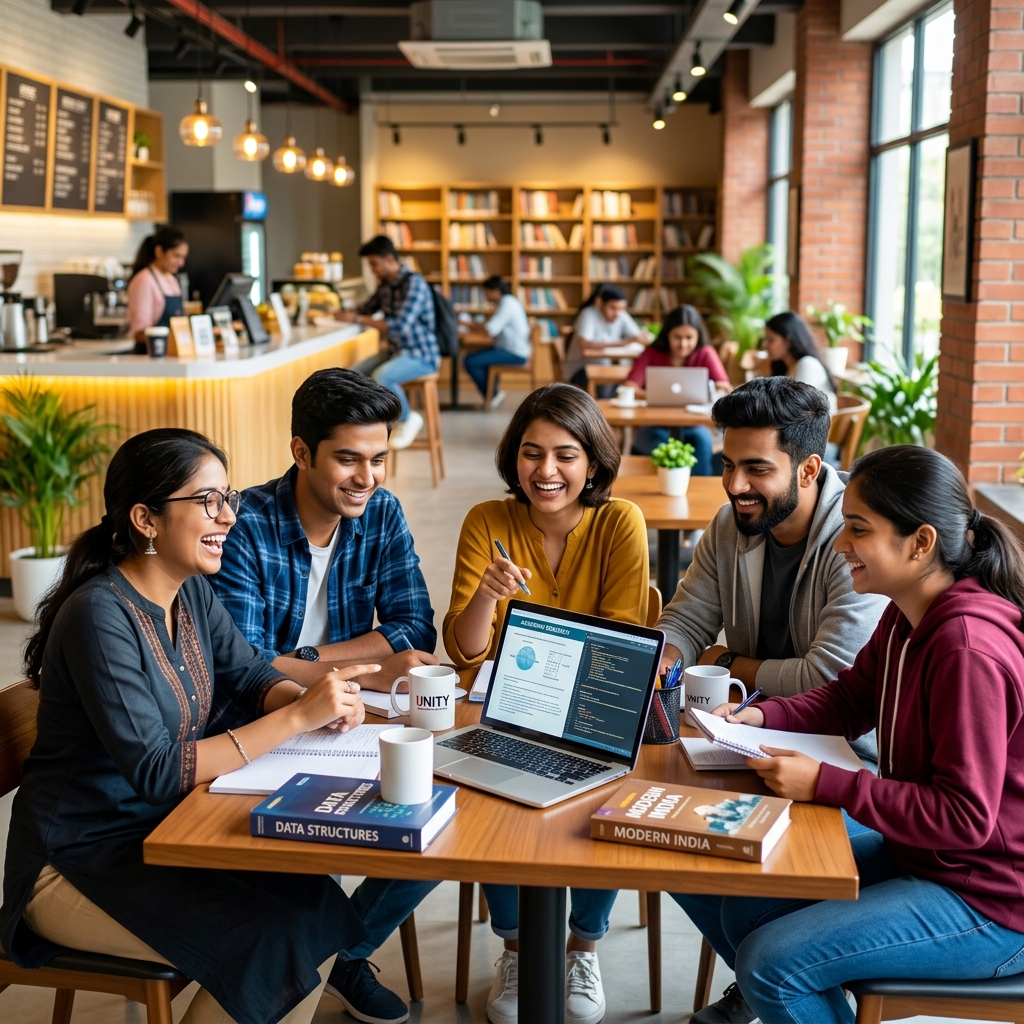 Students Studying